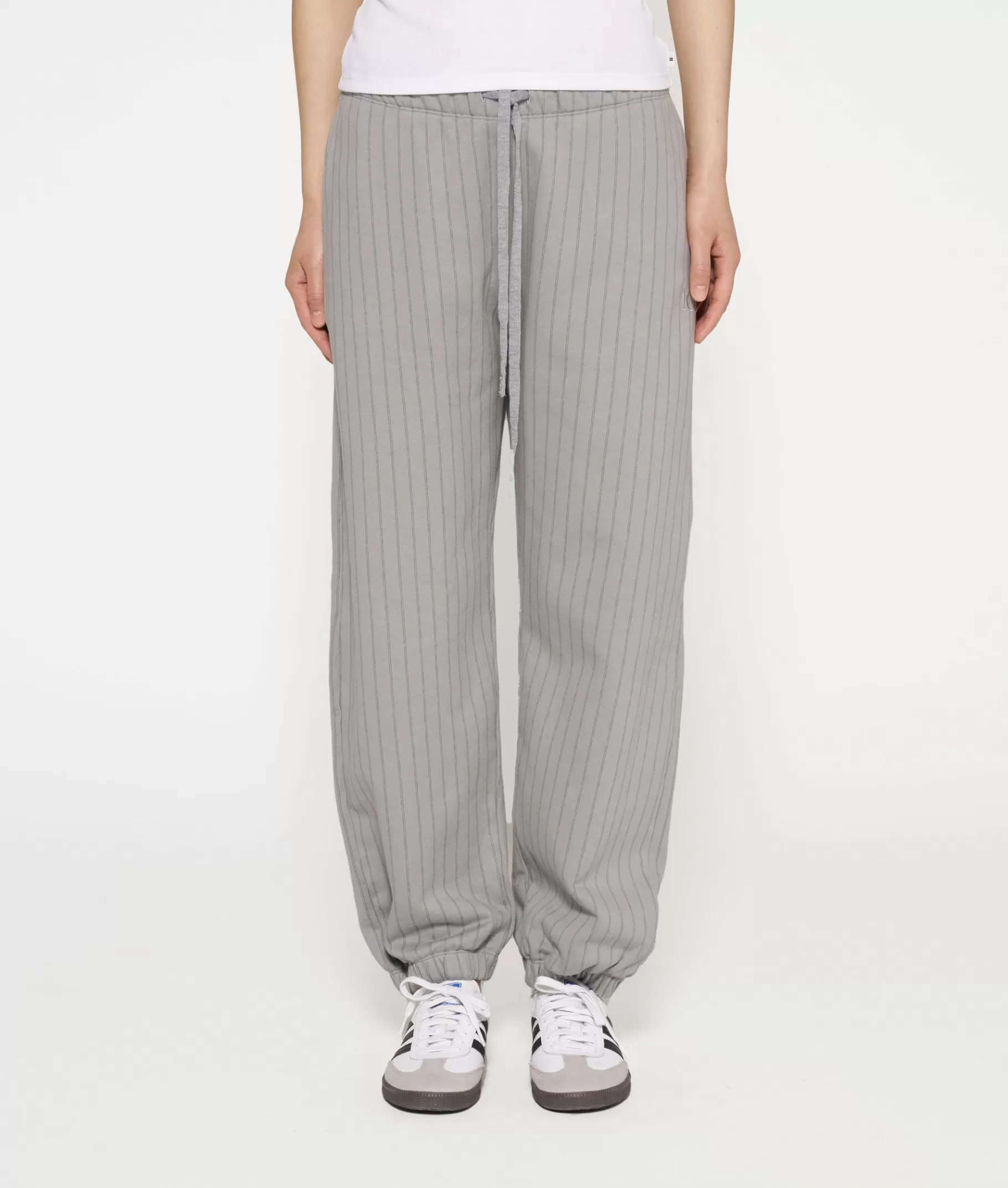 Cheap 10DAYS Bar Jogger Pinstripe Brushed graphite