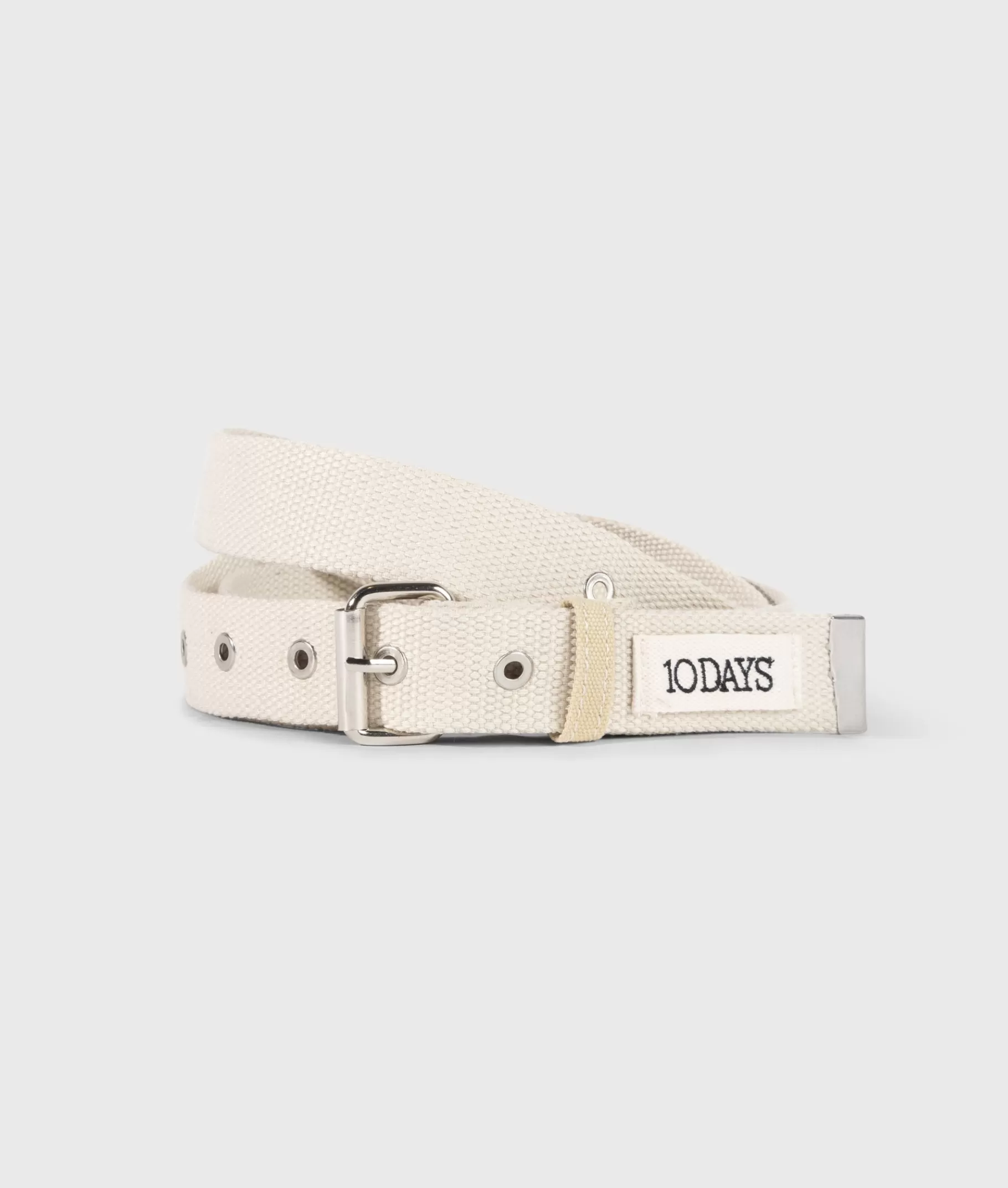 Cheap 10DAYS Canvas Belt light natural