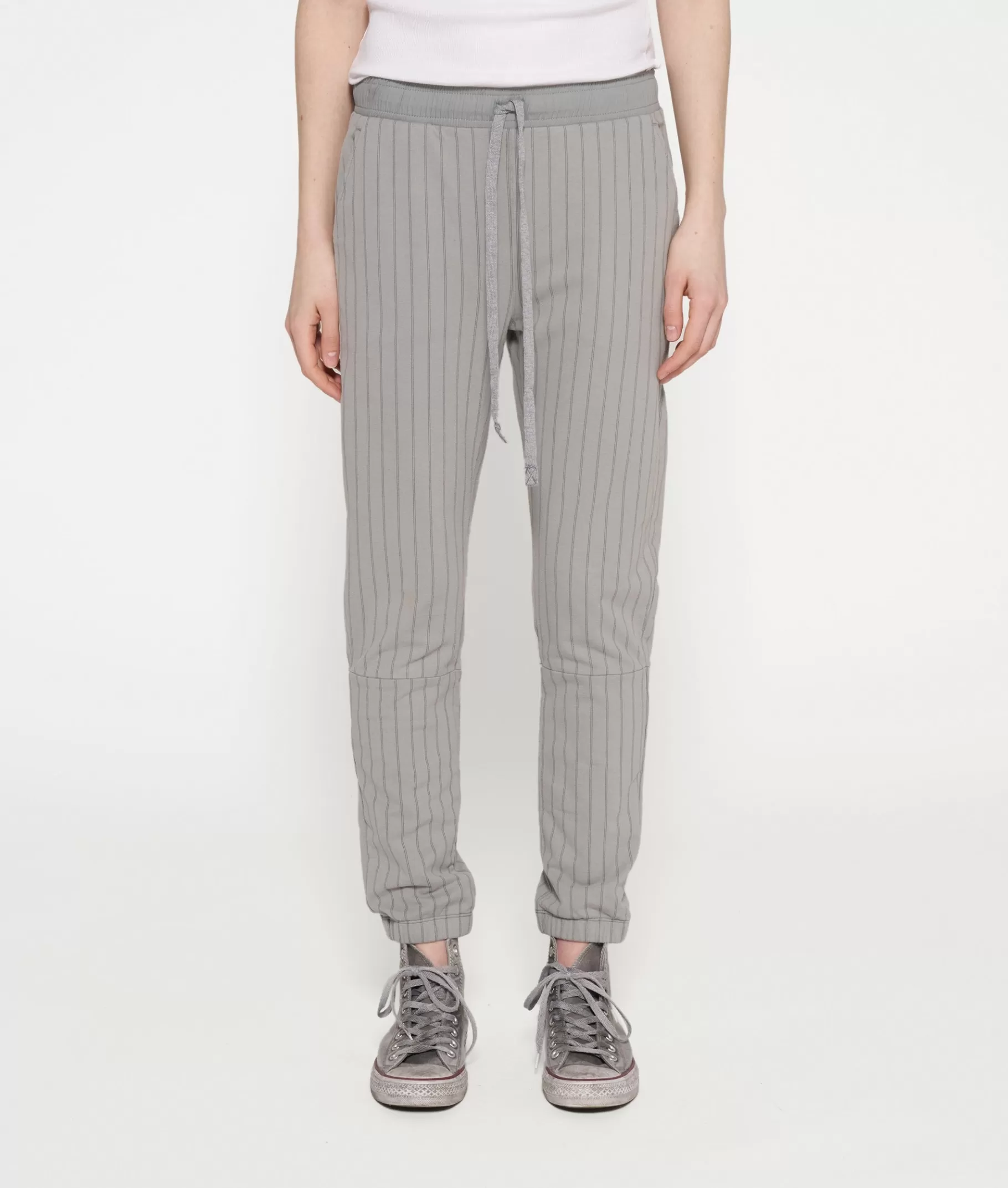 Store 10DAYS Cropped Jogger Pinstripe graphite