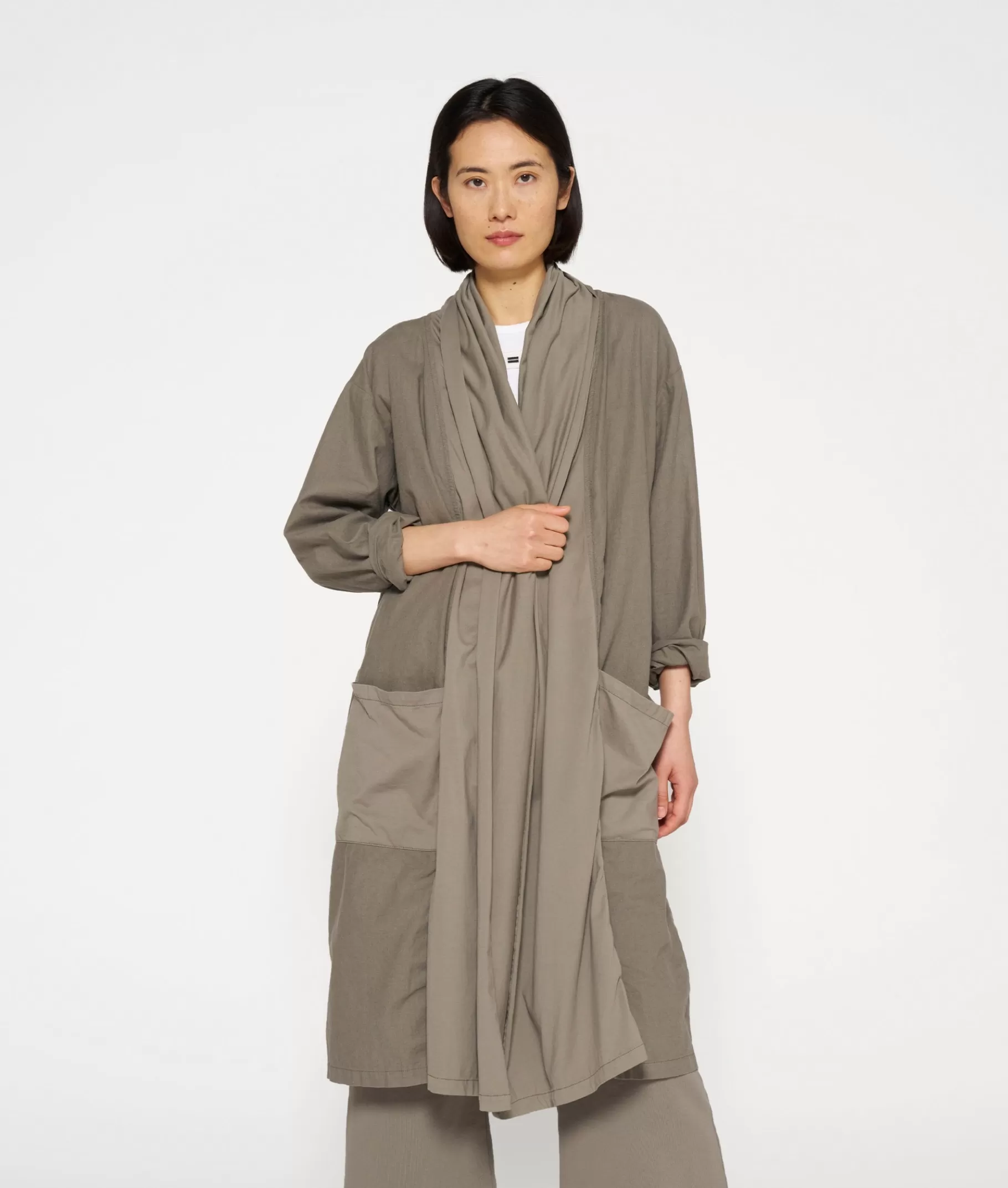 Shop 10DAYS Long Wellness Jacket sage