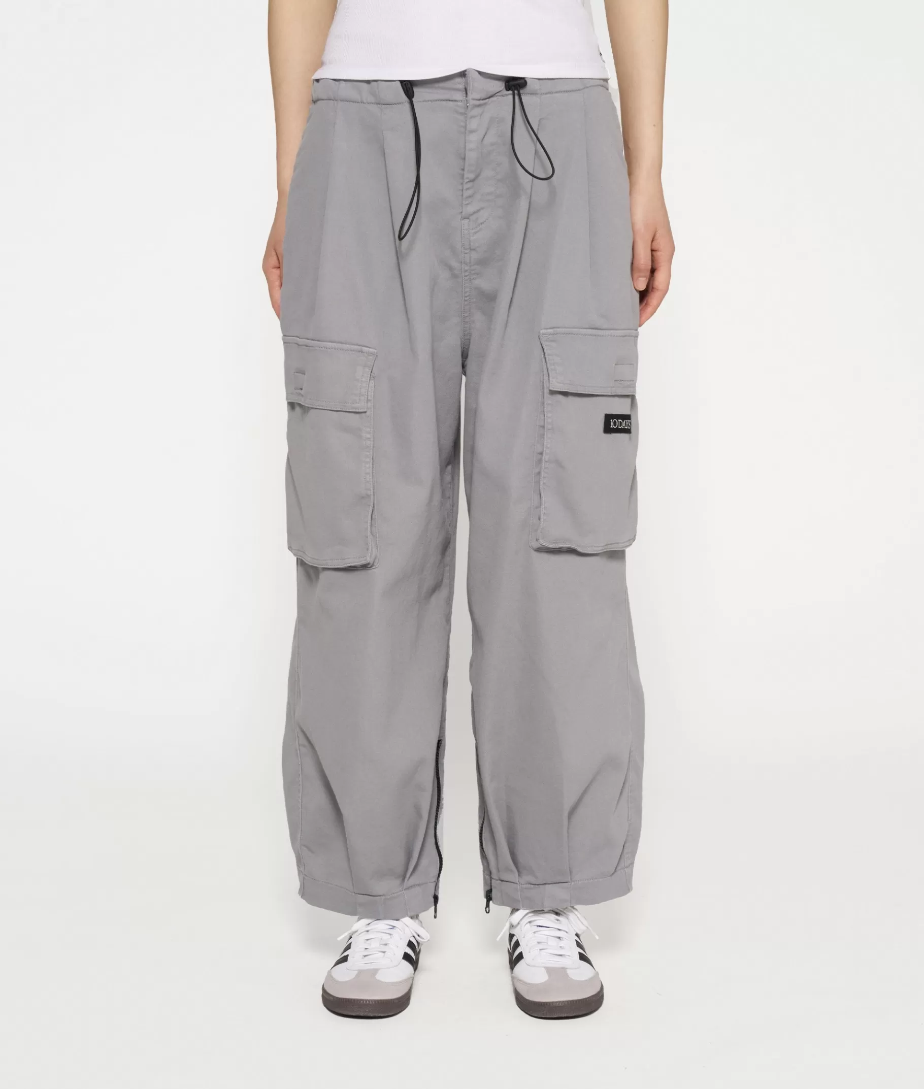 Sale 10DAYS Loose Utility Trousers graphite