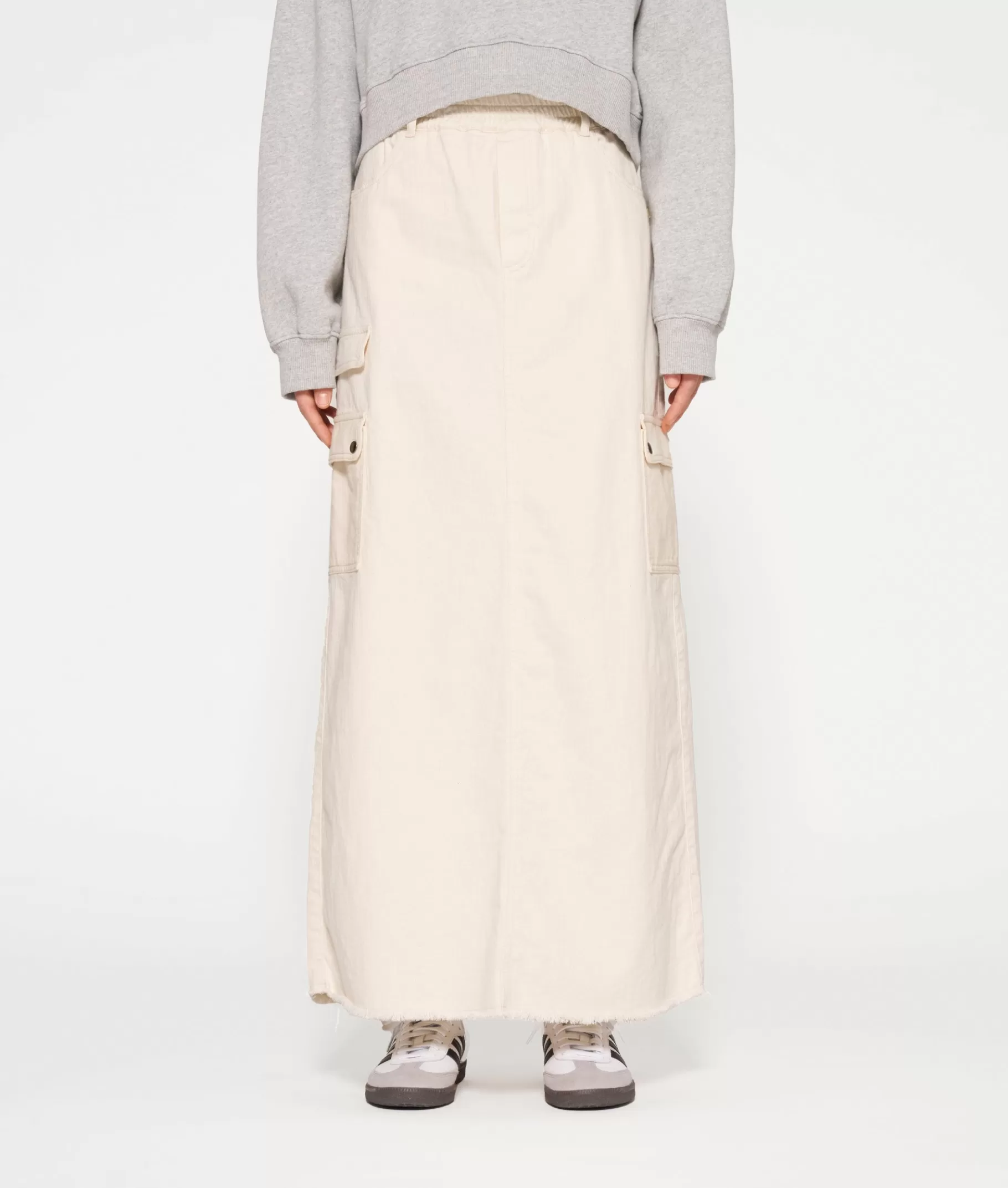 New 10DAYS Maxi Skirt Twill ecru