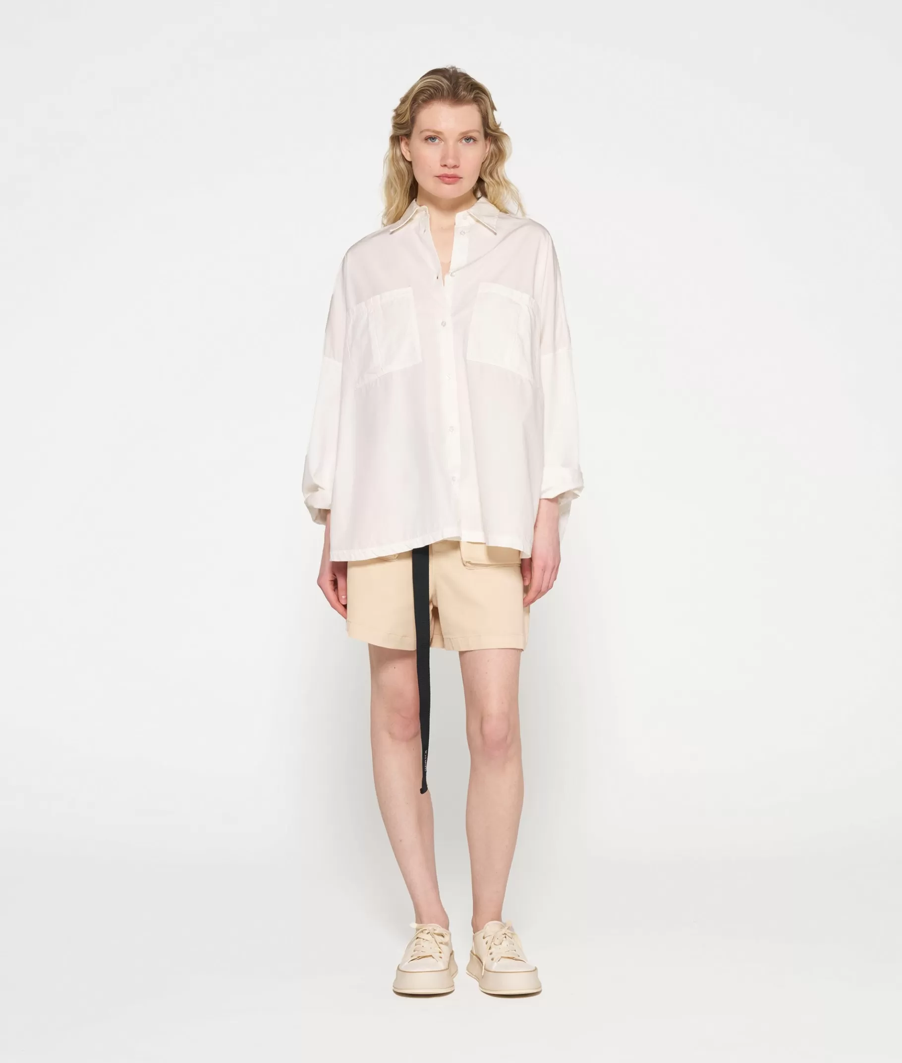 Cheap 10DAYS Oversized Shirt ecru