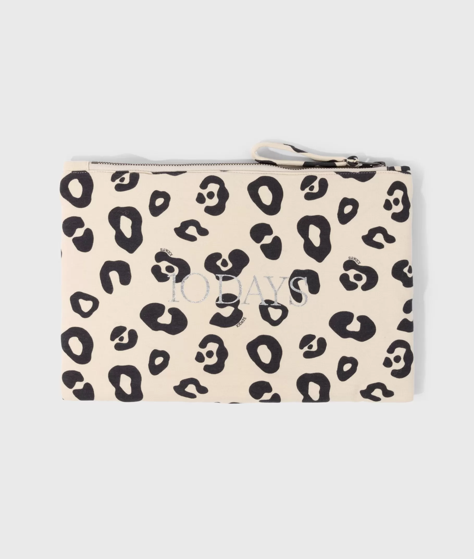 Clearance 10DAYS Padded Pouch Leopard oyster