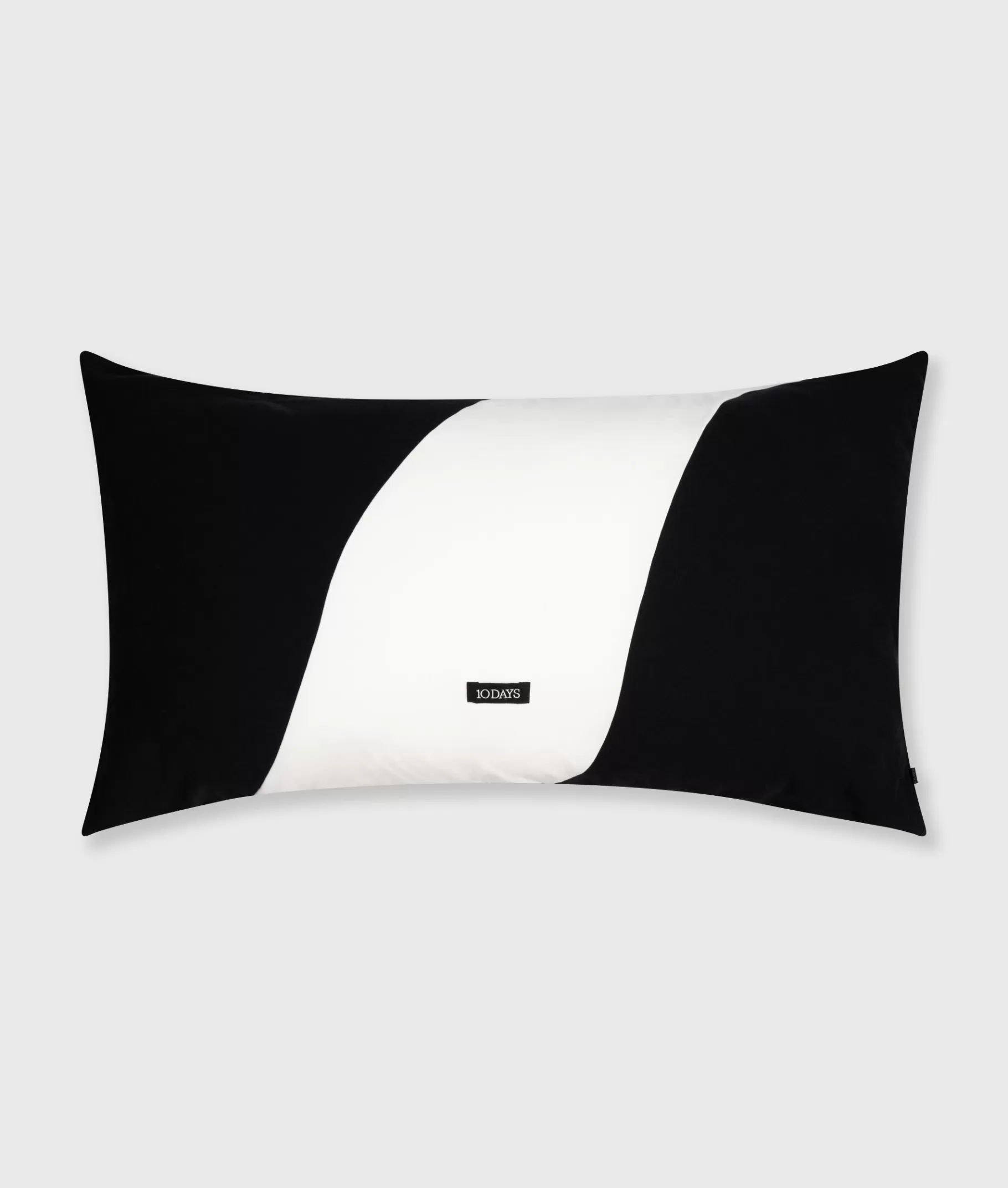 Best 10DAYS Pillow Double Stripe 50x90 black/ecru