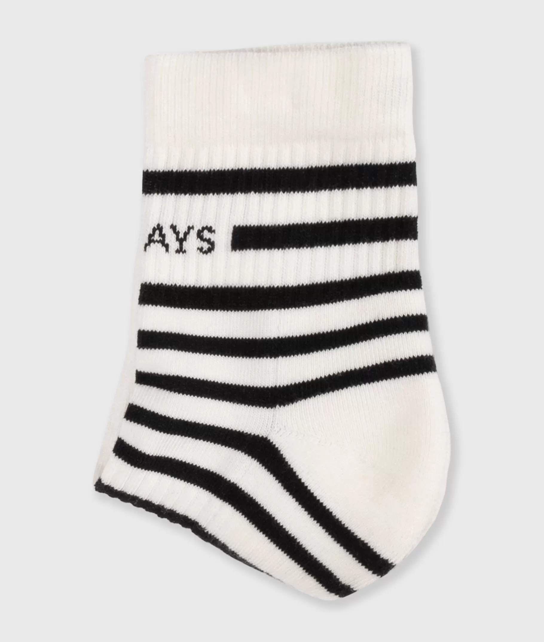 Discount 10DAYS Socks Stripes ecru/black