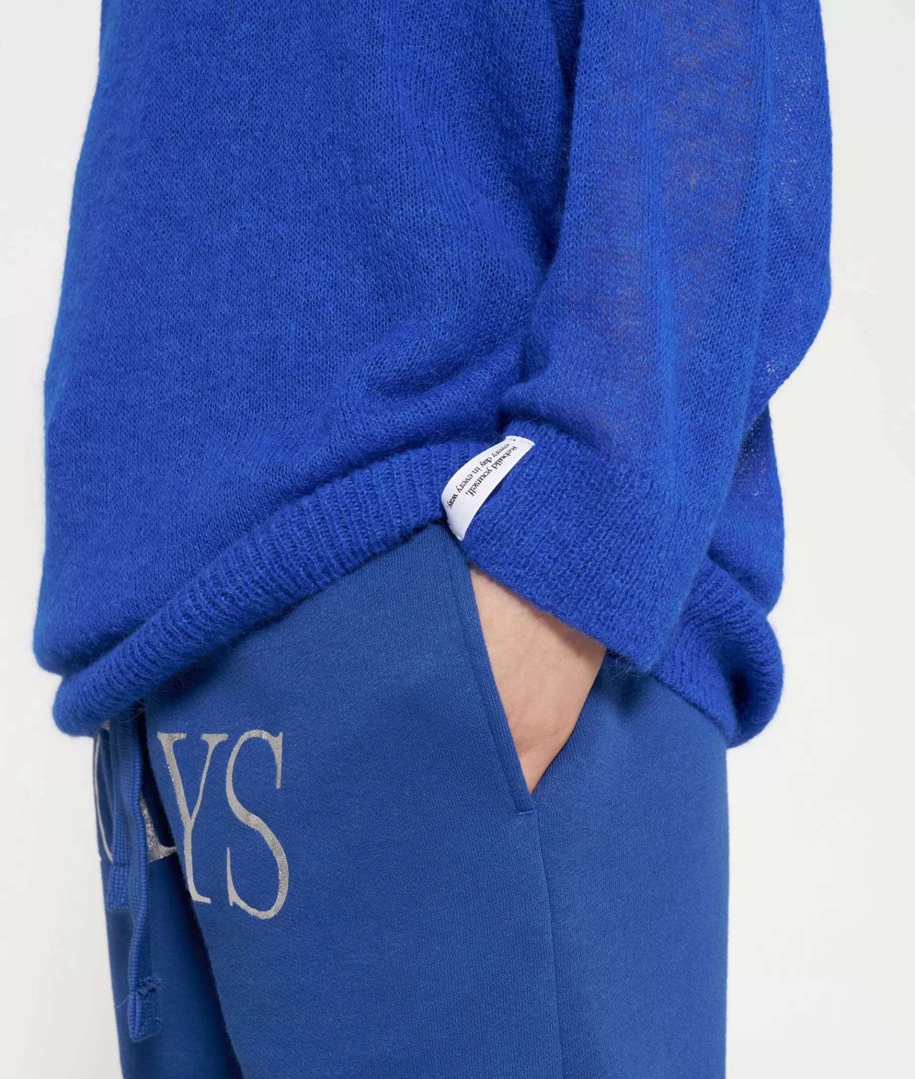 Flash Sale 10DAYS Solid Sweater true blue