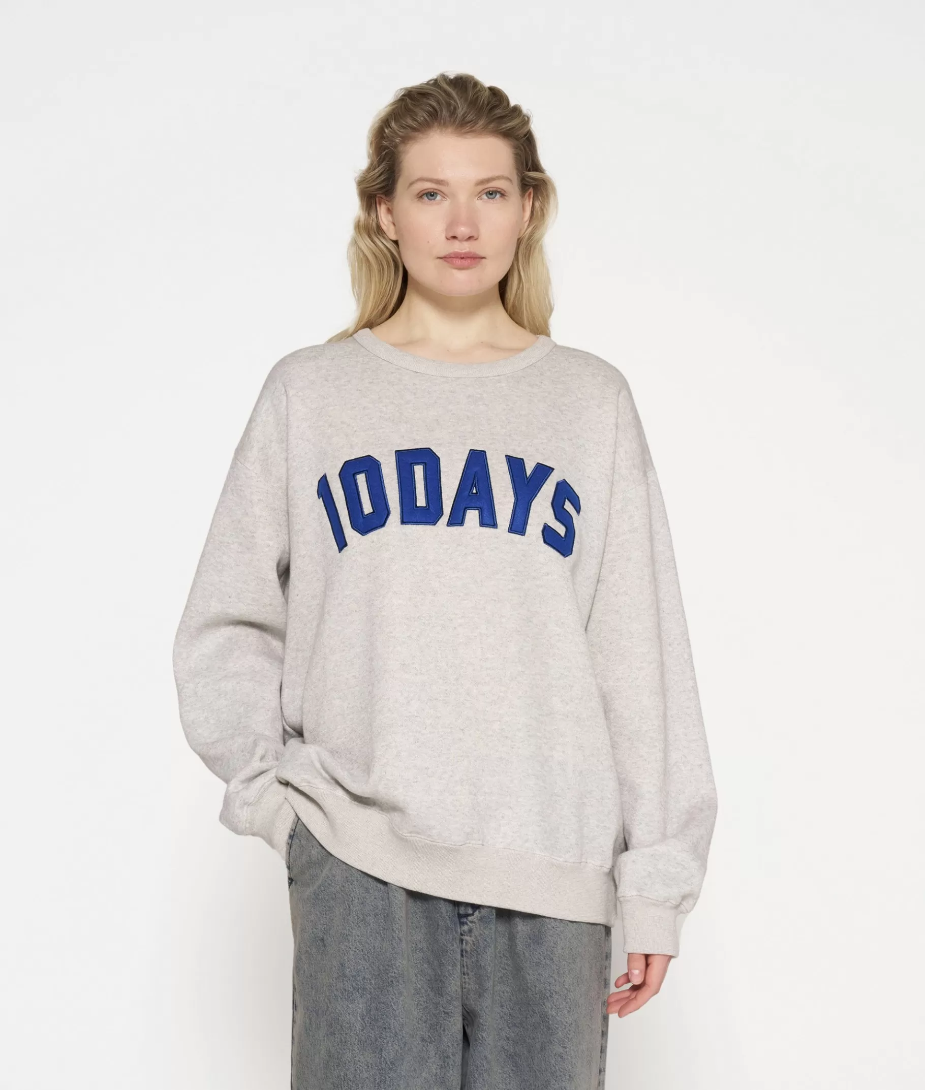 Cheap 10DAYS Statement Sweater light grey melee