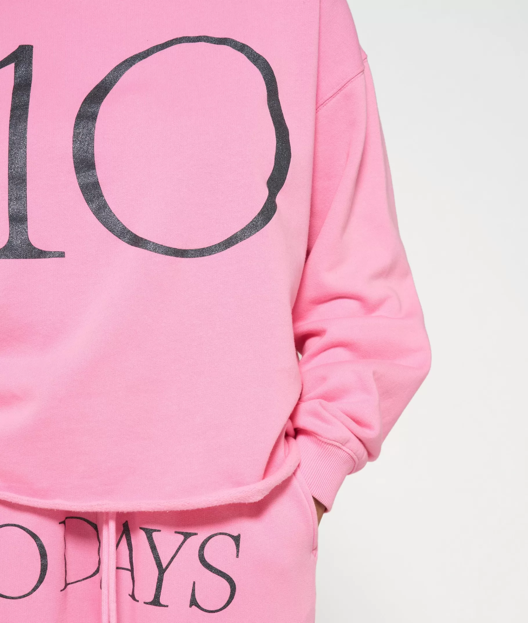 Hot 10DAYS Sweater Logo pink