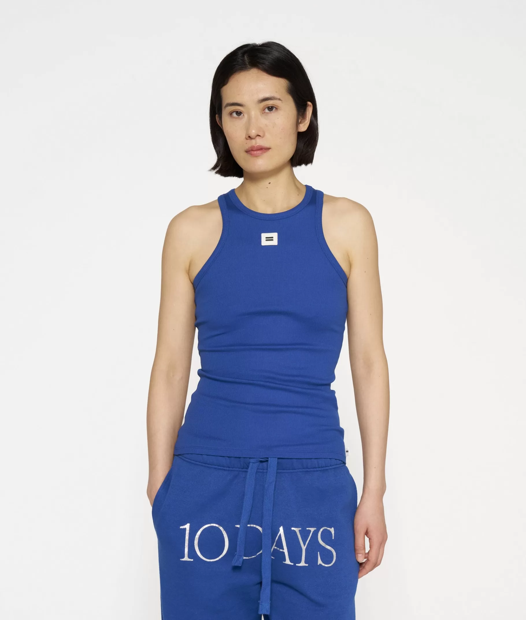 Best 10DAYS Tank Top Rib true blue