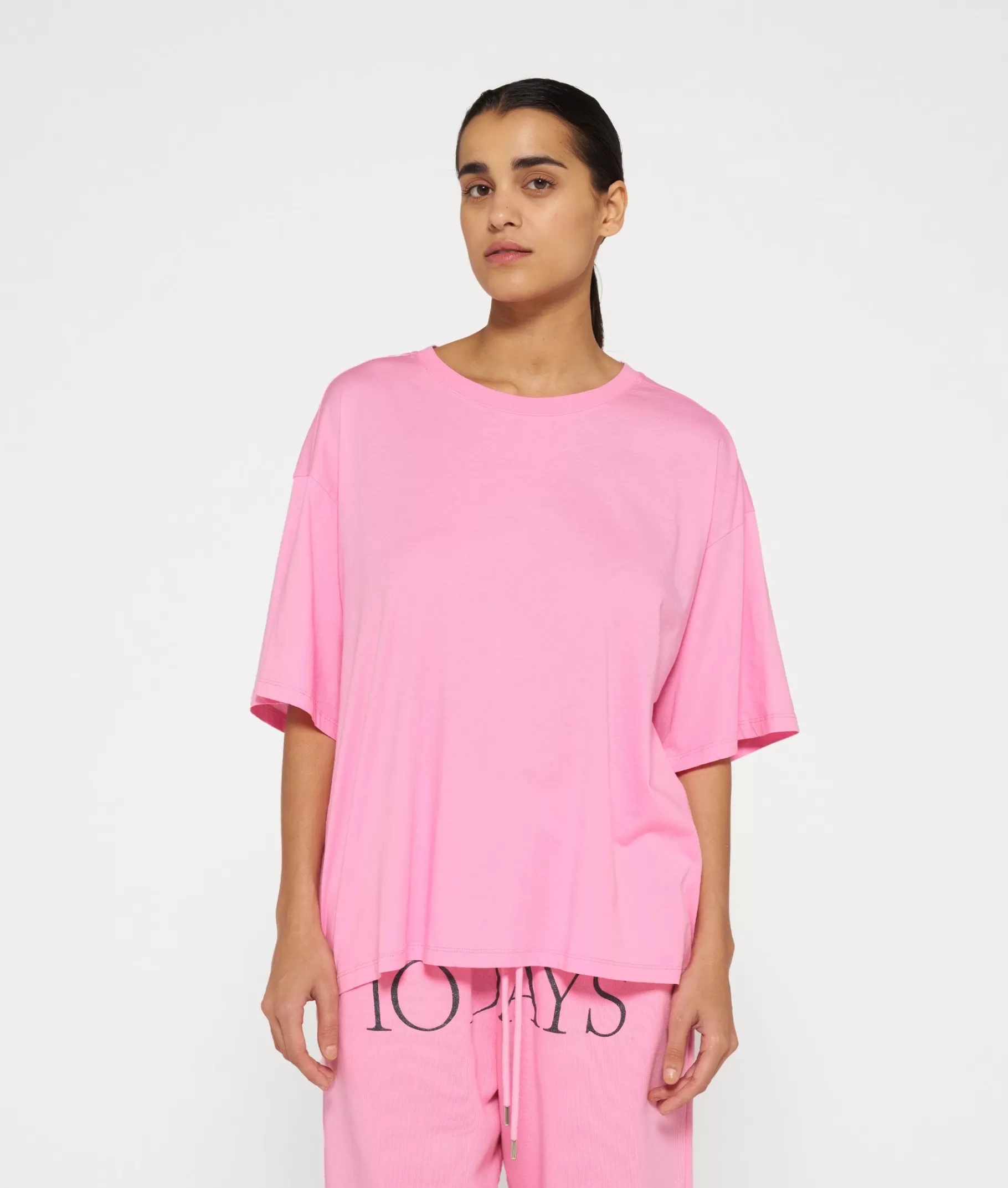 Shop 10DAYS Tee Jersey pink