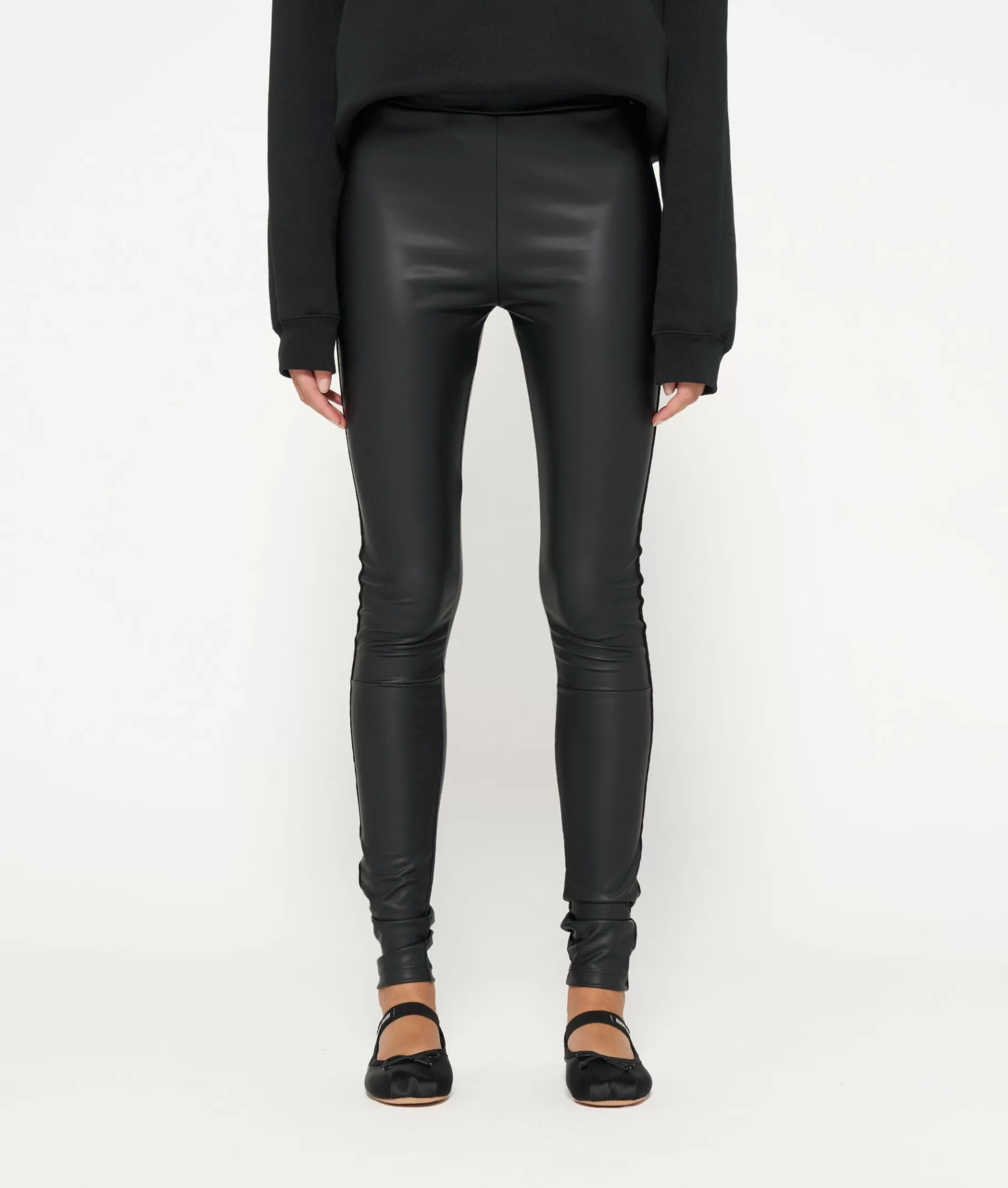 Cheap 10DAYS THE LEATHERLOOK LEGGINGS black