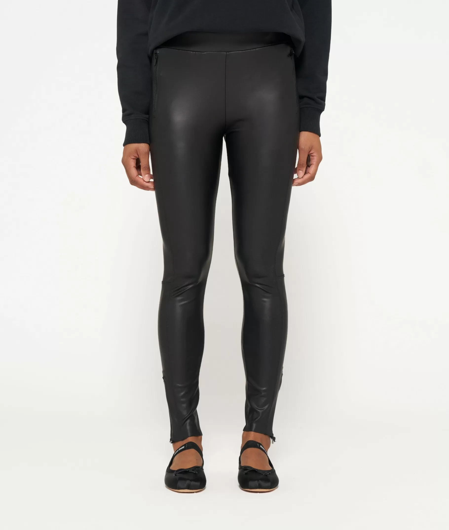 Best Sale 10DAYS THE ZIPPER LEGGINGS black