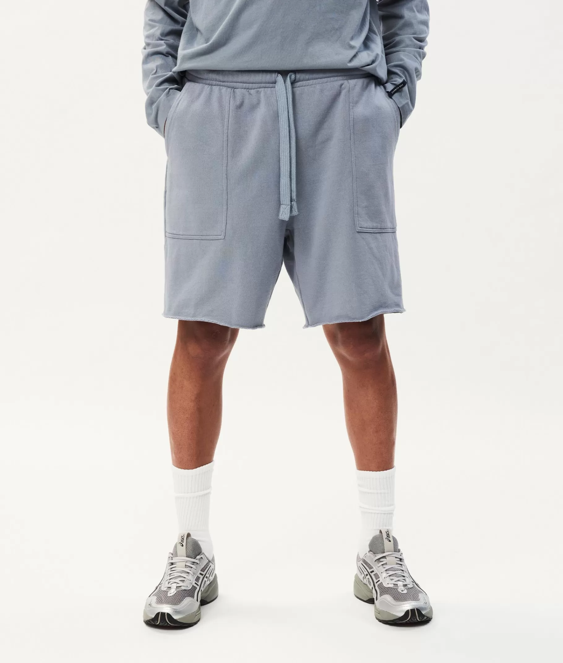 New 10DAYS Xem Fleece Shorts la blue