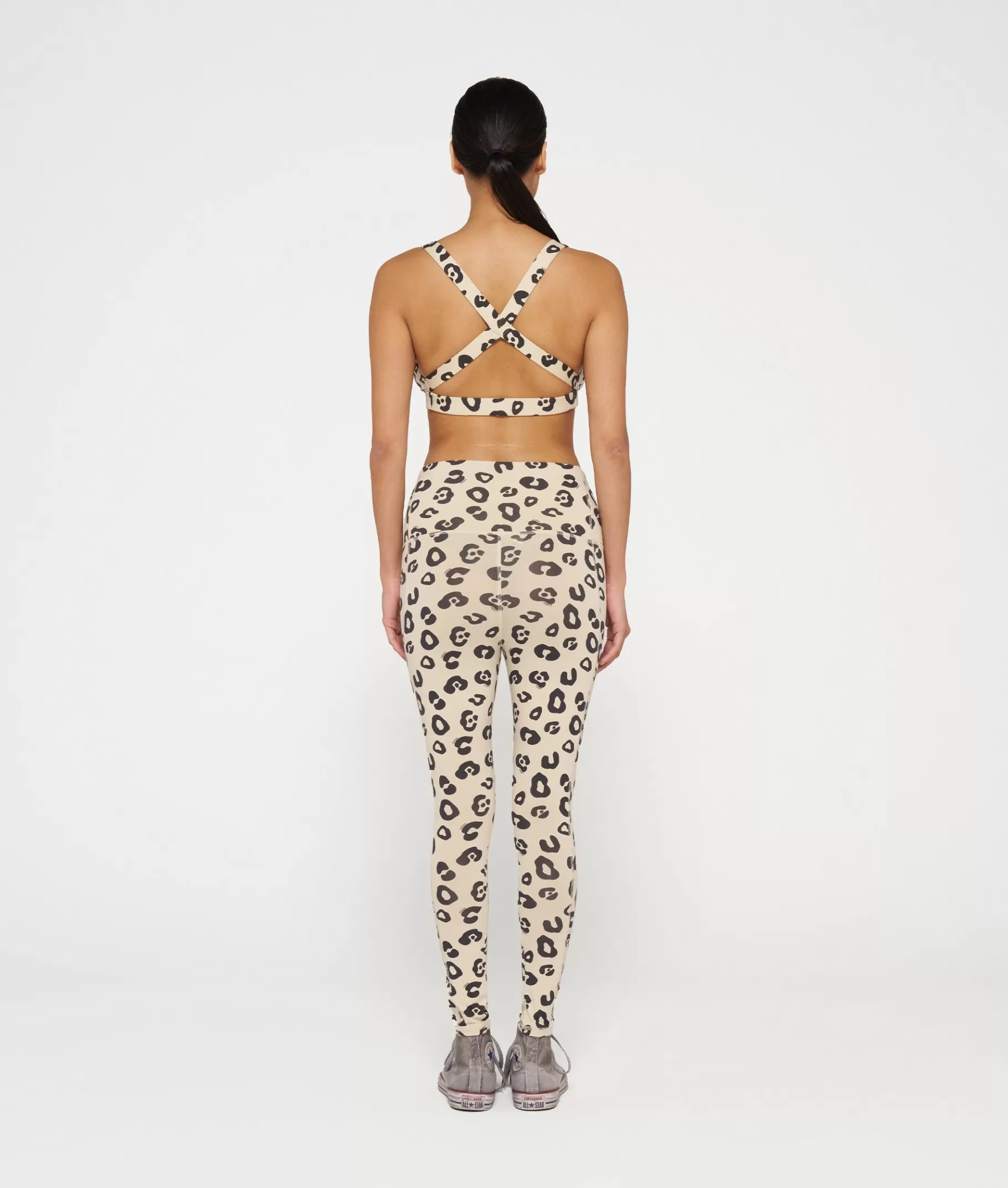 Cheap 10DAYS Yoga Leggings Leopard oyster